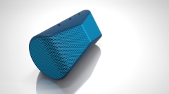 3D rendering of Logitech X300 bluetooth speaker