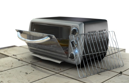 3d model of toaster oven